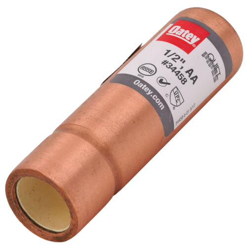 Main product image of 1/2" Quiet Pipes Female CPVC Straight Hammer Arrestor (Size AA)