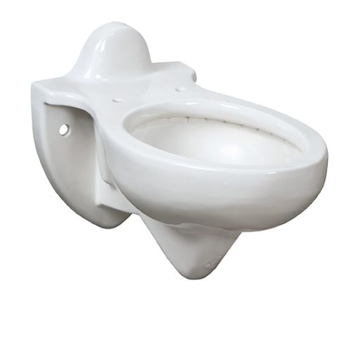 Main product image of Rapidway 1.6 gpf/6.0 Lpf Back Spud Elongated Wall-Hung Bowl Only (White)