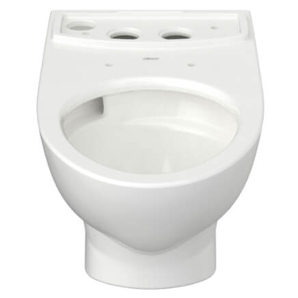 Main product image of Glenwall VorMax 1.28 gpf Back Outlet Elongated Wall-Hung EverClean Toilet Bowl Only (White)