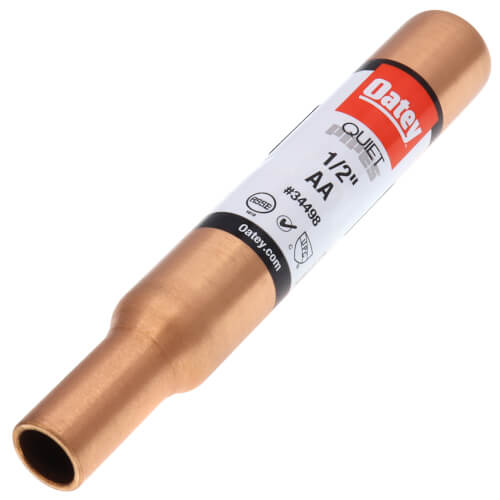 34498 Oatey 34498 1/2" Quiet Pipes Male Sweat/Press Straight Hammer