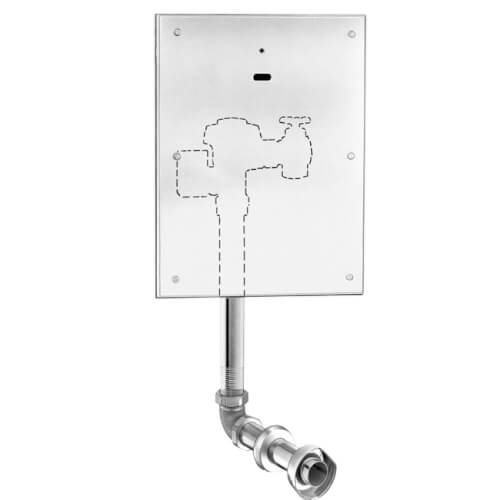 Main product image of Royal 140-1.6-WB ES-S Concealed Sensor Hardwired Urinal Flushometer, L Dimension 2-3/4" - 10-3/4" (1.6 GPF/6.0 LPF)