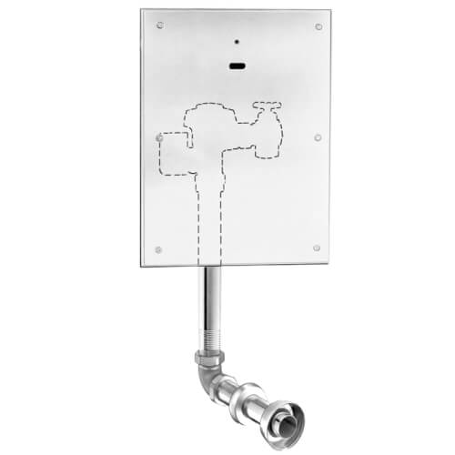 Main product image of Royal 140-1.6-WB ES-S Concealed Sensor Hardwired Urinal Flushometer, L Dimension 11-3/4" - 12-3/4" (1.6 GPF/6.0 LPF)