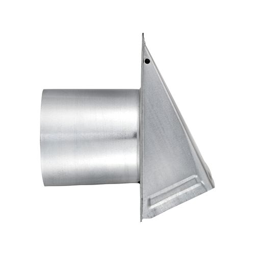 Main product image of 6" Galvanized Fresh Air Intake Vent w/ 1/4" Wire Mesh Screen, No Damper, 6" Pipe (26-Gauge)