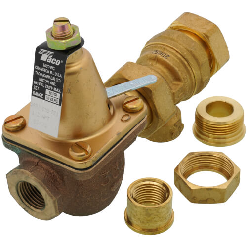 Main product image of 1/2" Brass Combination Boiler Feed Valve & Backflow (NPT x NPT)