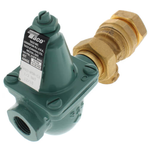 1/2" Cast Iron Combination Boiler Feed Valve & Backflow (Sweat x NPT)