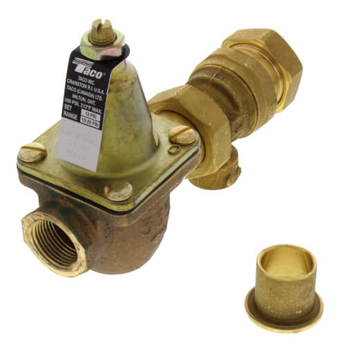 Main product image of 3/4" Brass Combination Boiler Feed Valve & Backflow (Sweat x NPT)