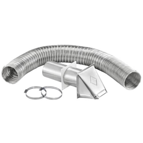 Main product image of 4" x 8 Ft. Flexible Aluminum Semi-Rigid All Metal Vent Kit