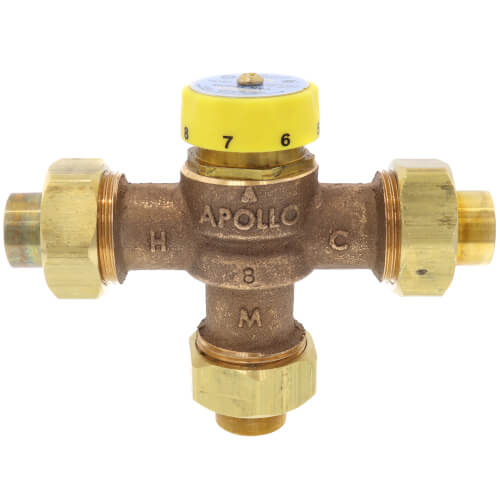 34ALF214S Apollo Valves 34ALF214S 3/4" Sweat Thermostatic Mixing Valve (LeadFree)