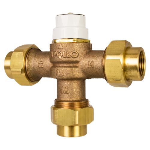 Main product image of 3/4" PEX Crimp Bronze Thermostatic Mixing Valve, 34BLF314X
