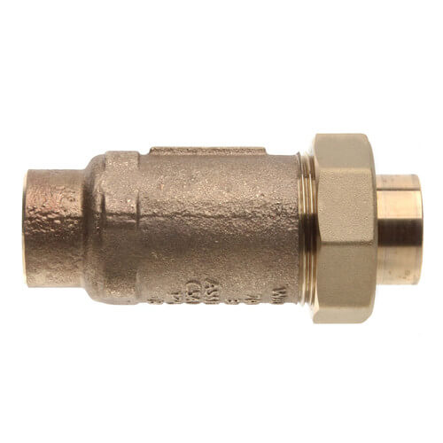 ZURN WILKINS 34UFX34F-705 3/4" Union FNPT x FNPT Composite Dual Check Valve 
