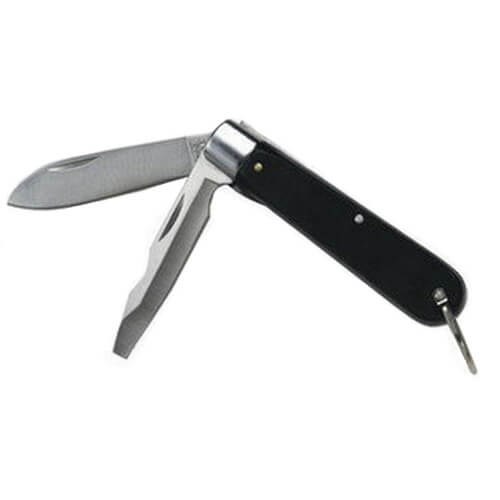 Main product image of Electrician's Knife with Spearpoint & Screwdriver Blade