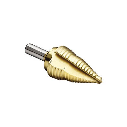 Main product image of 1/4" to 1-1/8" Step Drill Bit w/ 16 Hole Sizes