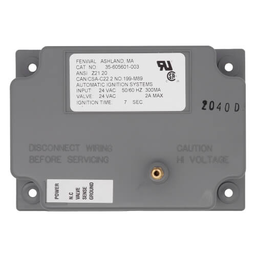 Main product image of Direct Spark Ignition Control, 24v w/ 0 sec. Prepurge (7 sec. TFI)