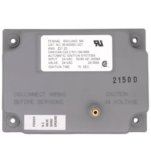 Main product image of Direct Spark Ignition Control, 24v w/ 0 sec. Prepurge (15 sec. TFI)