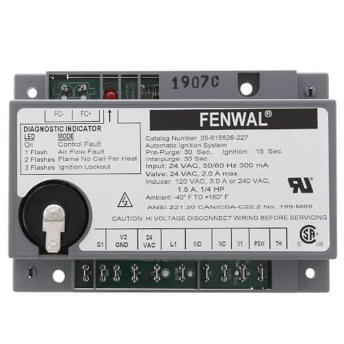 Main product image of DSI 3Try, 30sPP, 0IP, 15 sec. TFI Gas Ignition Control (24v)