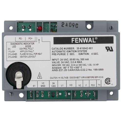 Main product image of Direct Spark Ignition Control, 24v w/ 2 sec. Prepurge (4 sec. TFI)