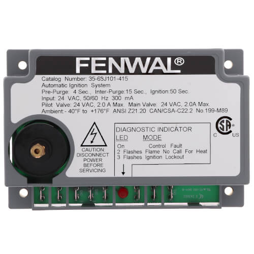 Main product image of Intermittent Pilot Ignition Control, 24v w/ 4 sec. Prepurge (50 sec. TFI)