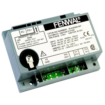 Main product image of Hot Surface Ignition Control, 24v w/ 0 sec. Prepurge (10 sec. Ignition)