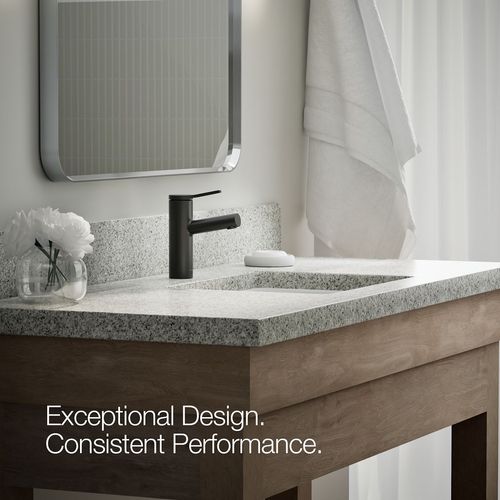 Main product image of Elate Single Handle Bathroom Faucet (Matte Black), K-35048-4-BL