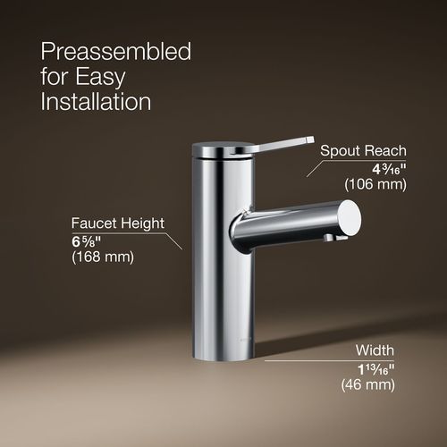 Main product image of Elate Single Handle Bathroom Faucet (Polished Chrome), K-35048-4-CP