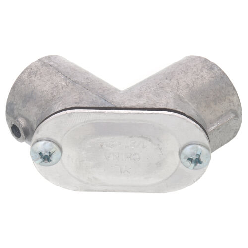 Main product image of 1/2" Rigid/Rigid Zinc Pull Elbow w/ Gasket