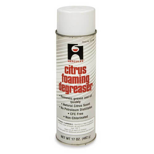 35185 - Hercules 35185 - Citrus Foam Degreaser - 17 oz. aerosol can