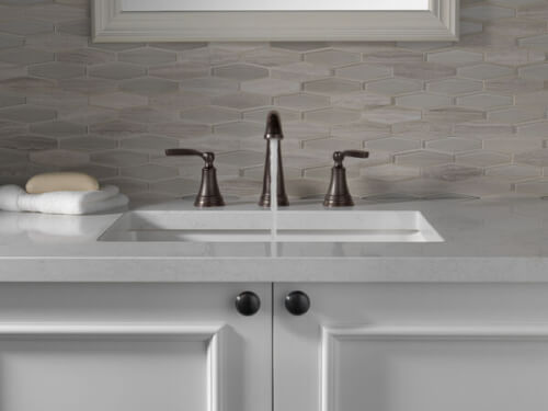 Main product image of Woodhurst Two Handle Widespread Bathroom Faucet (Venetian Bronze), 3532LF-RBMPU
