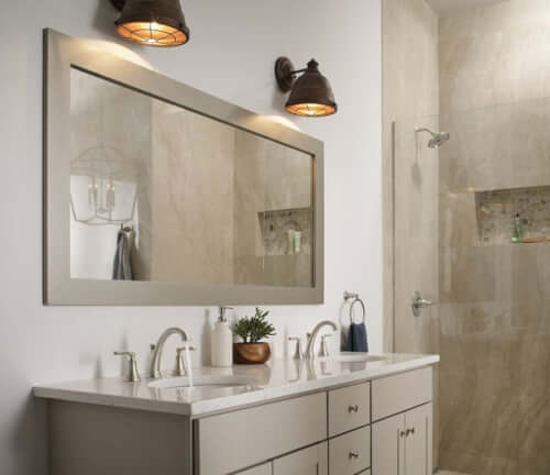 Main product image of Woodhurst Two Handle Widespread Bathroom Faucet (Stainless) , 3532LF-SSMPU