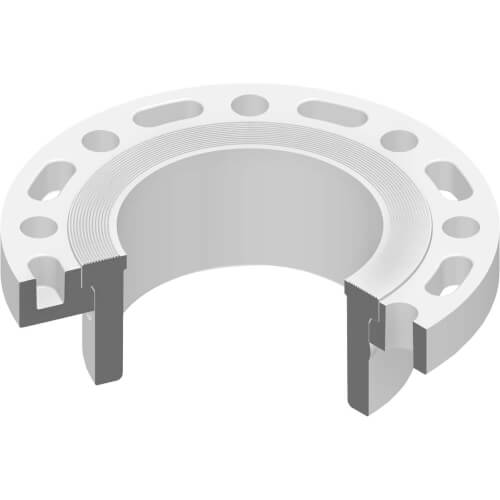 Main product image of 6" x 6" Sch. 80 Van Stone Flange (Flange x PIP Socket)
