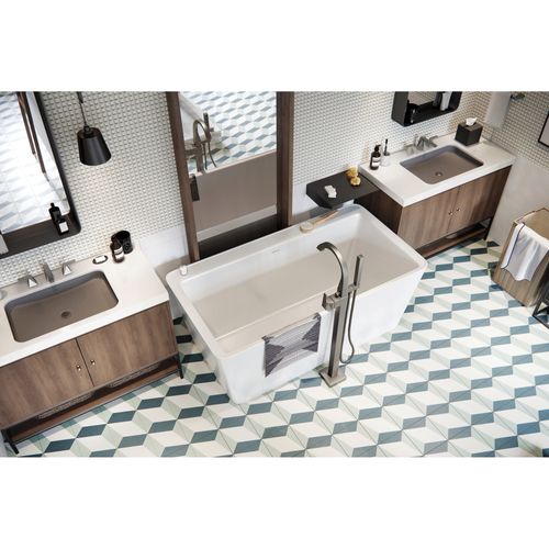 Main product image of Trillian 2 Handle Widespread Bathroom Faucet (Lumicoat Black Stainless), 35543-KS-PR-MPU-DST
