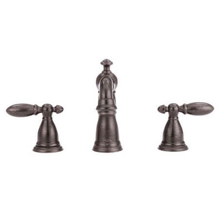 Main product image of Victorian Two Handle Widespread Bathroom Faucet, Metal Pop Up (Venetian Bronze)