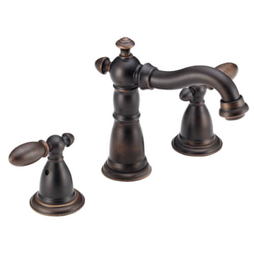 Main product image of Victorian Two Handle Widespread Bathroom Faucet, Metal Pop Up (Venetian Bronze)