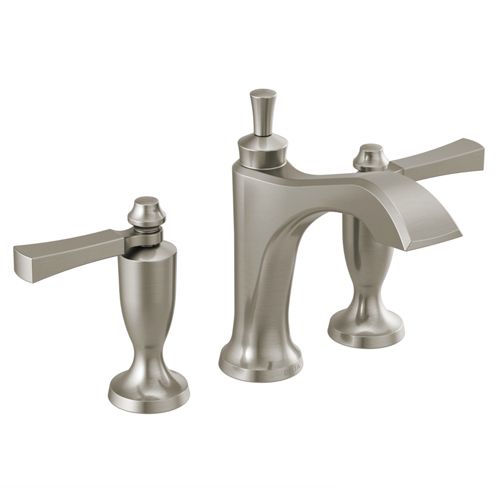 Main product image of Dorval 2 Handle Widespread Bathroom Faucet (Stainless), 3556-SSMPU-DST