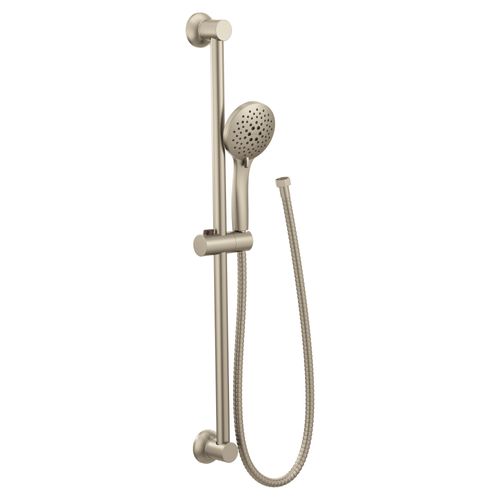 Main product image of Brushed Nickel 5 Function Eco-performance Handheld Shower w/ Slide Bar 1.75 Gpm, 3558EPBN