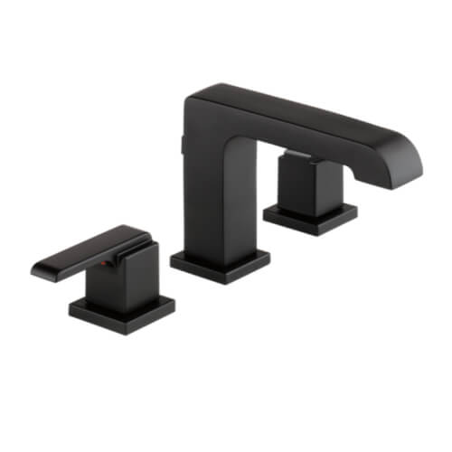 Main product image of Ara Two Handle Widespread Bathroom Faucet (Matte Black), 3567-BLMPU-DST