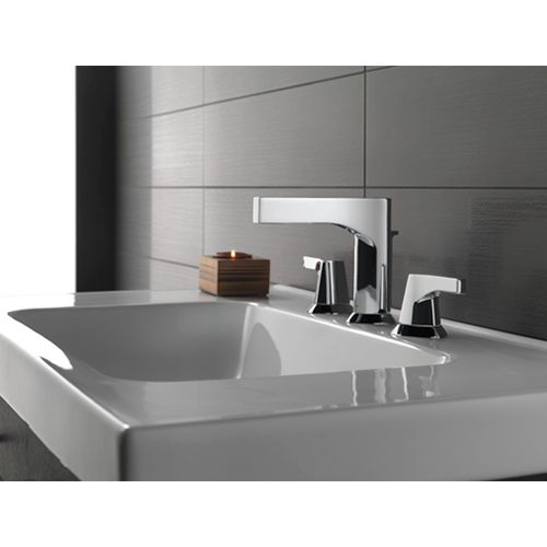 Main product image of Zura Two Handle Widespread Bathroom Faucet, 1.20 GPM (Chrome), 3574-MPU-DST