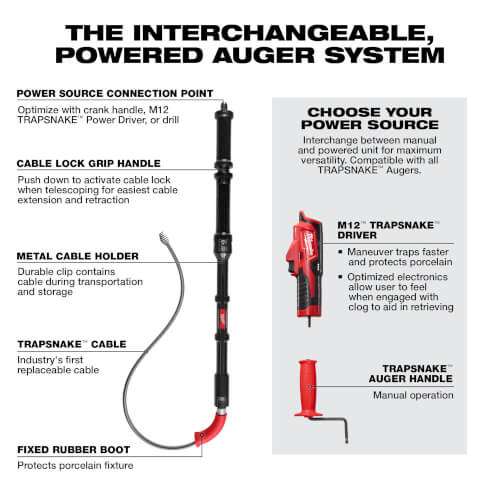 Main product image of M12 TRAPSNAKE 6' Toilet Auger