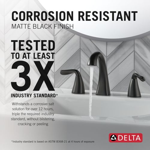 Main product image of Arvo 2 Handle Widespread Bathroom Faucet (Matte Black), 35840LF-BL