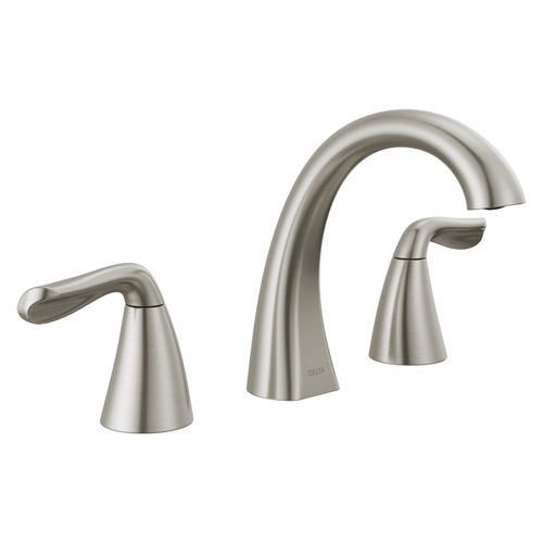 Main product image of Arvo 2 Handle Widespread Bathroom Faucet (Spotshield Brushed Nickel), 35840LF-SP