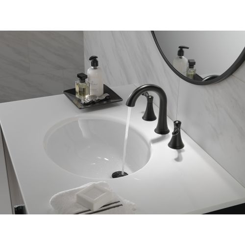 Main product image of Esato 2 Handle Widespread Bathroom Faucet (Matte Black), 35897LF-BL