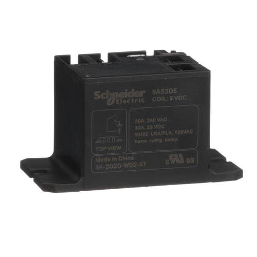 Main product image of Harmony 9A Electromechanical Power Relay w/ Flanged Mount & Sealed Cover (30A, SPST-NO, 5 VDC)