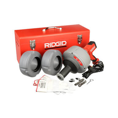 Main product image of K-45AF-7 Sink Machine w/ Autofeed (115v), C-1 IC 5/16" x 25' Inner Core Cable, C-6 3/8" x 35' Cable,  C-21 5/16" x 50' Cable, T-250 Tool Set, & C-6429 Carrying Case