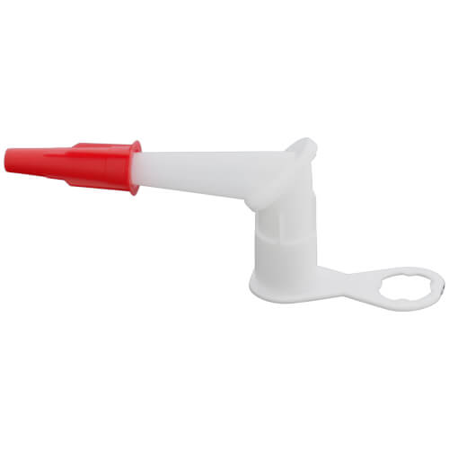 Main product image of Adjustable Rika Nozzle 360-Degree (White/Red Cap)