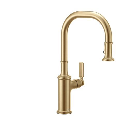 Main product image of Smyth One-handle High Arc Pulldown Kitchen Faucet (Bronzed Gold), 7770BZG