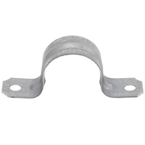 Main product image of 3/4" Two Hole Steel EMT Snap-On Strap