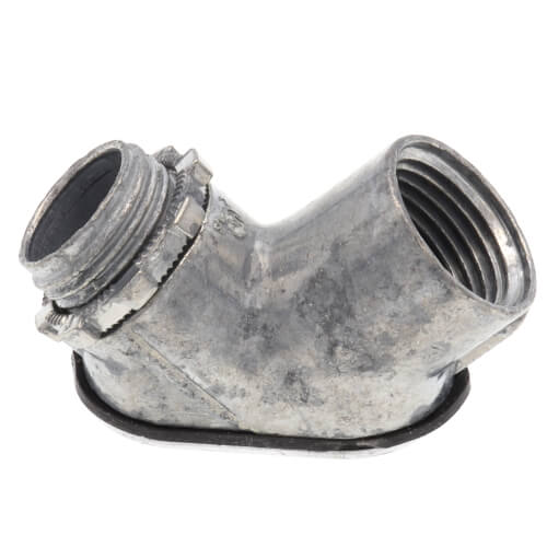 Main product image of 1/2" Rigid/Rigid Zinc Pull Elbow w/ Gasket