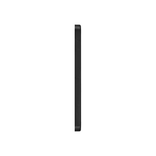 Main product image of 6" Black Plastic Louvered Wall Exhaust Vent w/ 1/8" Metal Bug Screen, Flush Mount
