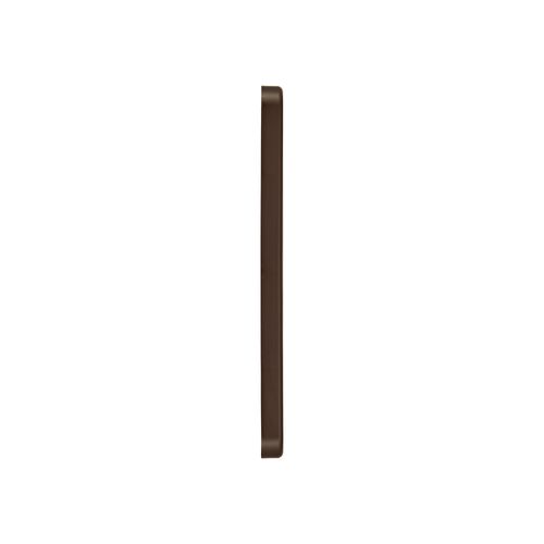 Main product image of 6" Brown Plastic Louvered Wall Exhaust Vent w/ 1/8" Metal Bug Screen, Flush Mount