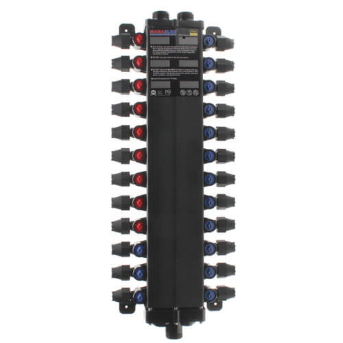 Main product image of 3/8", 24 Port Compression MANABLOC (9 hot, 15 cold)