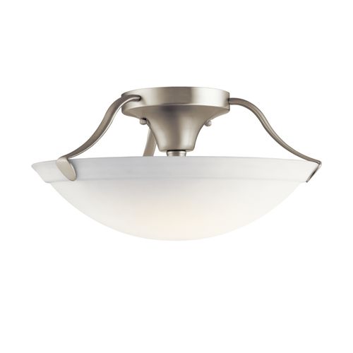Main product image of 15.5" 3 Light Semi Flush (Brushed Nickel)